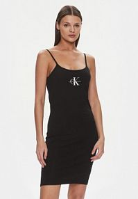 Sukienka letnia Calvin Klein Jeans czarna 