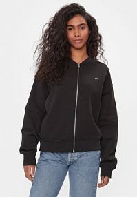 Bluza rozpinana Tommy Jeans czarna damska 