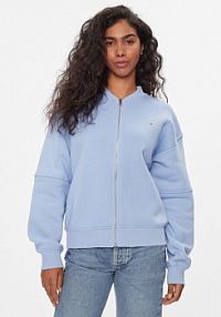Bluza rozpinana Tommy Jeans niebieska damska 