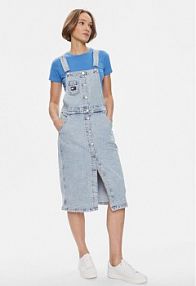 Sukienka jeansowa Tommy Jeans niebieska 