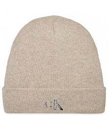 Czapka zimowa Calvin Klein Jeans szara damska 