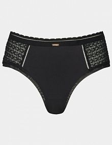 Bokserki Chantelle czarne damskie Monogram C11ZB0