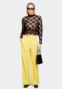 Bluzka Sisley czarna damska 