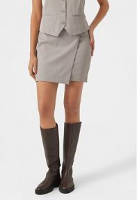 Spódnica mini Vero Moda szara 