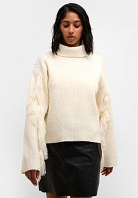 Golf Karen by Simonsen beżowy damski 