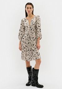 Sukienka codzienna Karen by Simonsen beżowa 