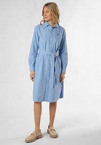 Sukienka  Kobiety Bawełna niebieska jednolity 38 Polo Ralph Lauren