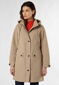 Parka  Kobiety Sztuczne włókno beżowa jednolity 46 Tommy Hilfiger