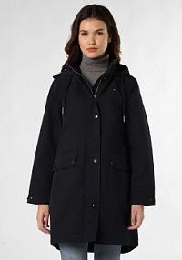 Parka  Kobiety Sztuczne włókno niebieska jednolity 42 Tommy Hilfiger