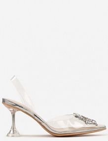 Srebrne sandały Aegiope Renee