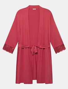 Szlafrok SELMARK czerwony damski