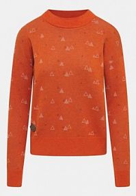 Sweter RAGWEAR pomarańczowy damski