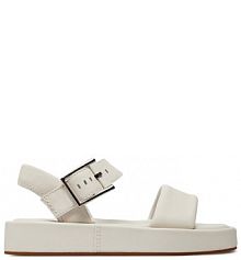 Sandały Clarks białe damskie