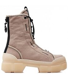 Botki Vic Matié beżowe damskie