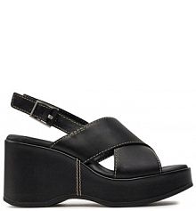 Sandały Clarks czarne damskie