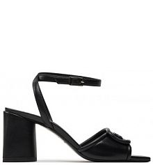 Sandały na obcasie Emporio Armani czarne