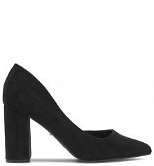 Półbuty na obcasie DeeZee czarne