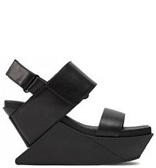 Sandały na obcasie United Nude czarne