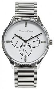 Zegarek Calvin Klein srebrny damski