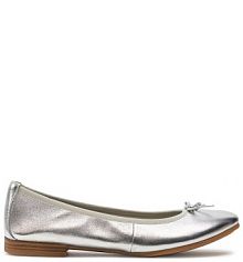 Baleriny Tamaris srebrne