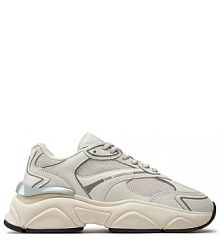 Sneakersy KARL LAGERFELD beżowe damskie