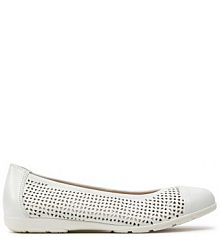 Baleriny Caprice białe