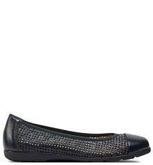 Baleriny Caprice granatowe