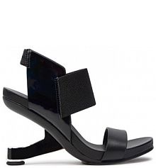 Sandały na obcasie United Nude czarne