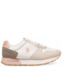 Sneakersy U.S. Polo Assn. białe damskie