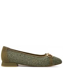 Baleriny Caprice zielone