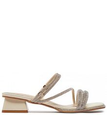 Klapki GOE beżowe damskie