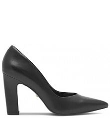 Półbuty na obcasie Gino Rossi czarne