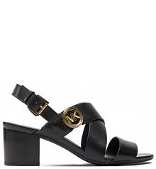 Sandały na obcasie MICHAEL Michael Kors czarne