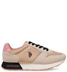 Sneakersy U.S. Polo Assn. beżowe damskie