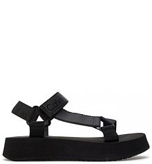 Sandały Calvin Klein Jeans czarne damskie