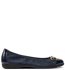 Baleriny Caprice granatowe