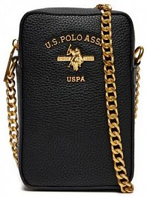 Torebka wieczorowa U.S. Polo Assn. czarna
