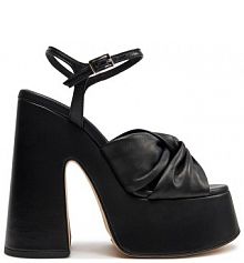 Sandały na obcasie Vic Matié czarne