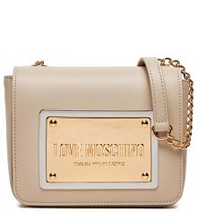 Torebka listonoszka LOVE MOSCHINO beżowa