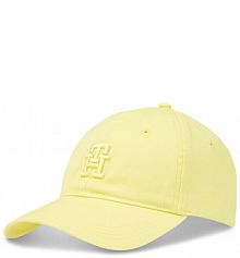 Czapka z daszkiem Tommy Hilfiger żółta damska