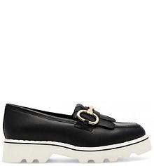 Półbuty wsuwane Badura czarne damskie