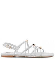 Sandały Nine West białe damskie
