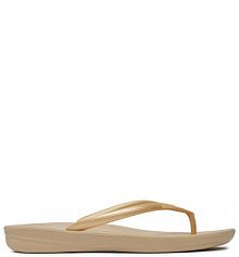 Japonki FitFlop złote damskie