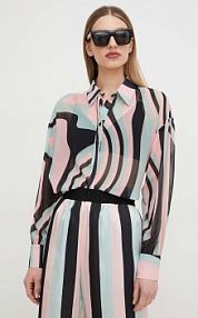 Koszula z długim rękawem Silvian Heach  multicolor GPP24336CA