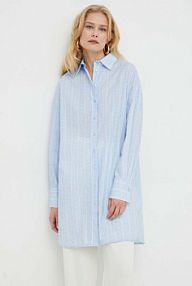 Koszula z długim rękawem Twinset niebieska 241TF2020