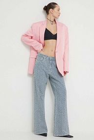 Żakiet Moschino Jeans  różowy 0514.3767