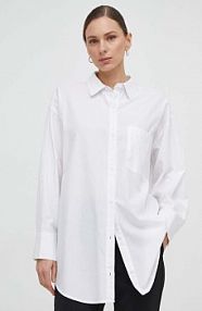 Koszula z długim rękawem Silvian Heach  biała GPP24095CA