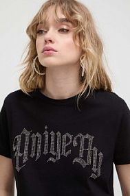 T-shirt Aniye By  czarny damski 185169