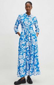 Sukienka maxi Answear.LAB  niebieska 62998.FKK