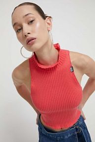 Sweter Moschino Jeans  różowy damski 0884.3706